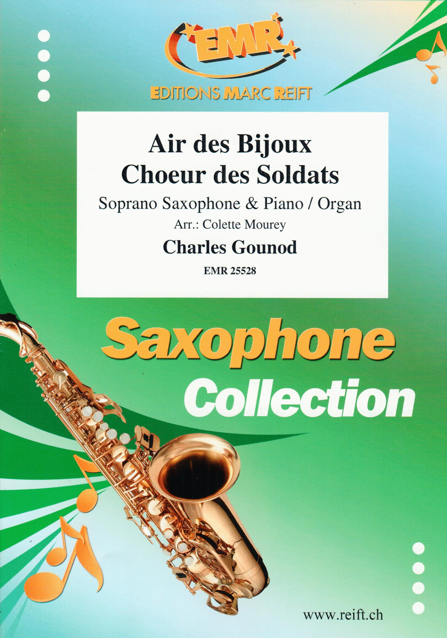 Air des Bijoux / Choeur des Soldats Soprano Saxophone scores gallery preview page 1