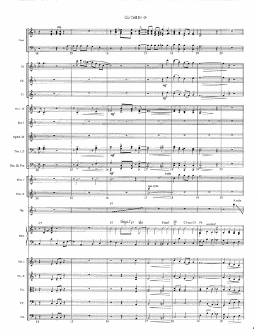 Go Tell It! SSATB scores gallery preview page 5