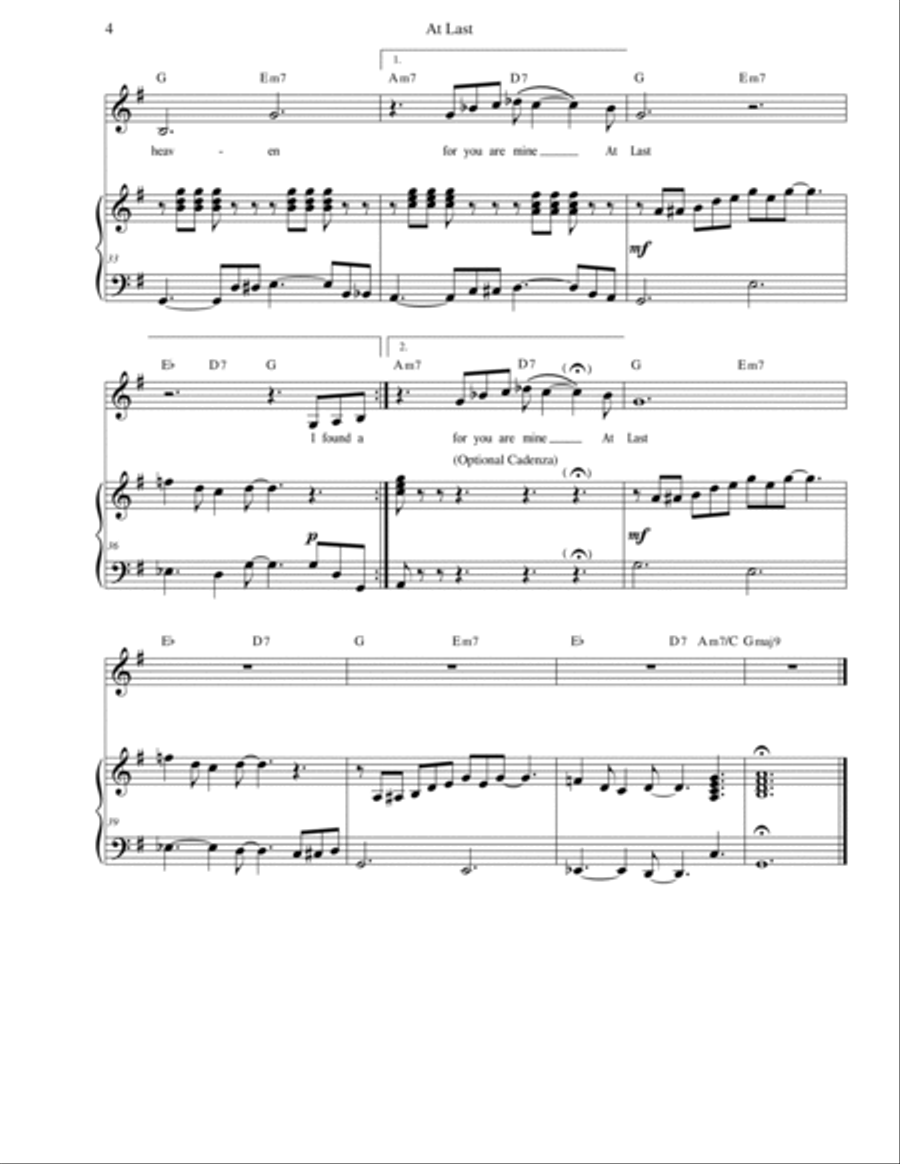 At Last B-Flat Clarinet scores gallery preview page 5