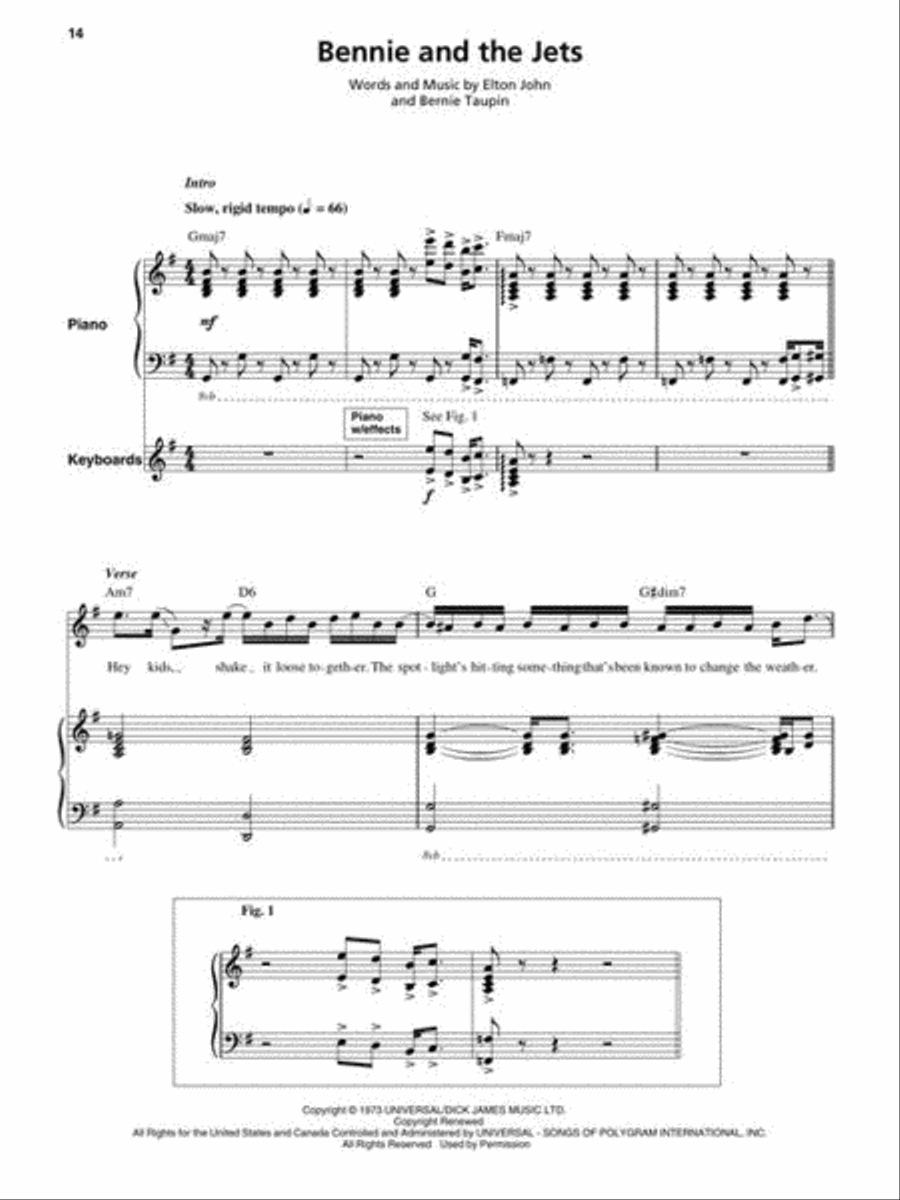 Rock Hits Piano scores gallery preview page 6