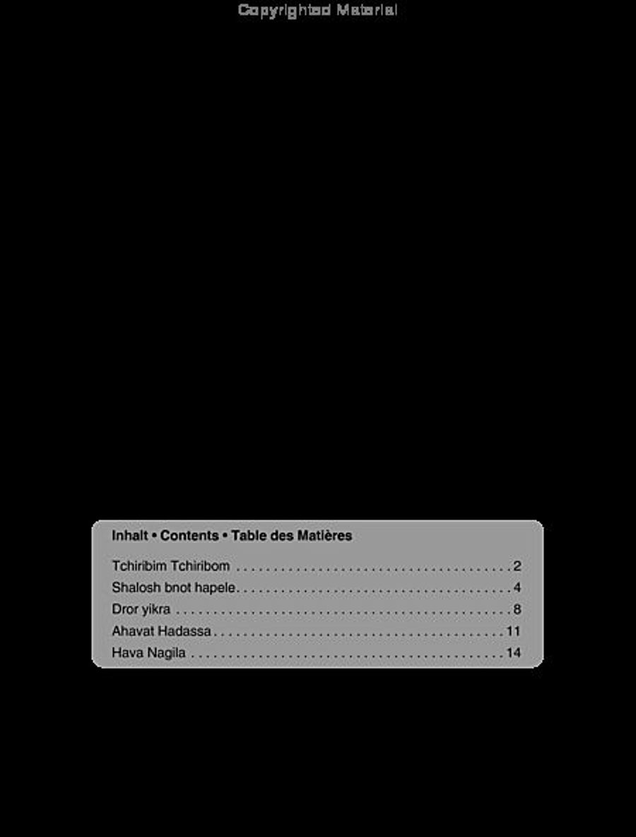 Israel - PLAY ALONG Clarinet Chamber Music scores gallery preview page 2
