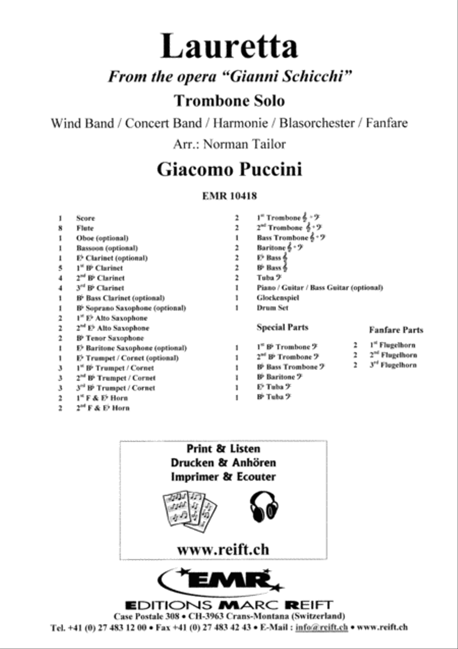 Lauretta Concert Band scores gallery preview page 2