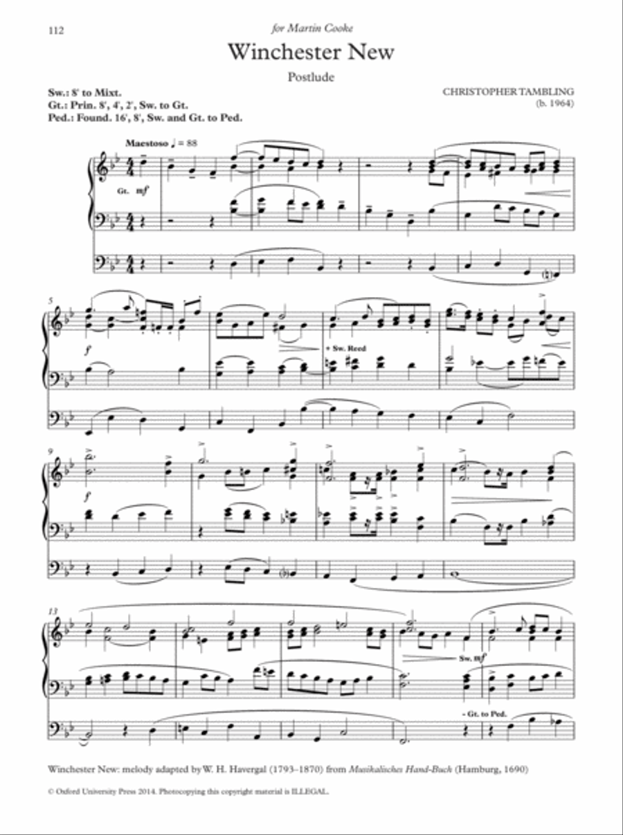 Oxford Hymn Settings for Organists: Advent and Christmas Organ Solo scores gallery preview page 14