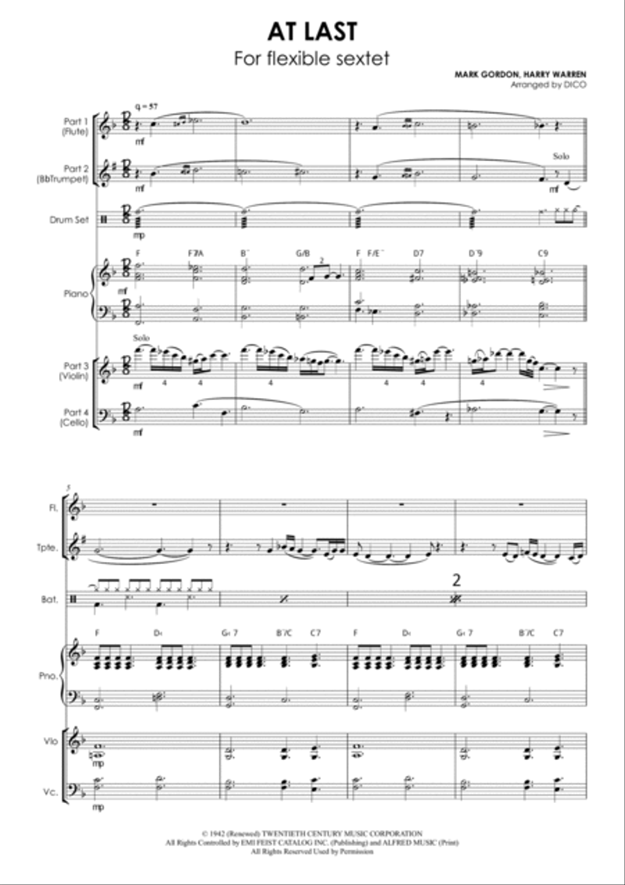 At Last Piano scores gallery preview page 4