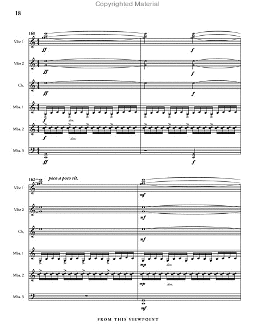 From this Viewpoint Percussion Ensemble scores gallery preview page 19