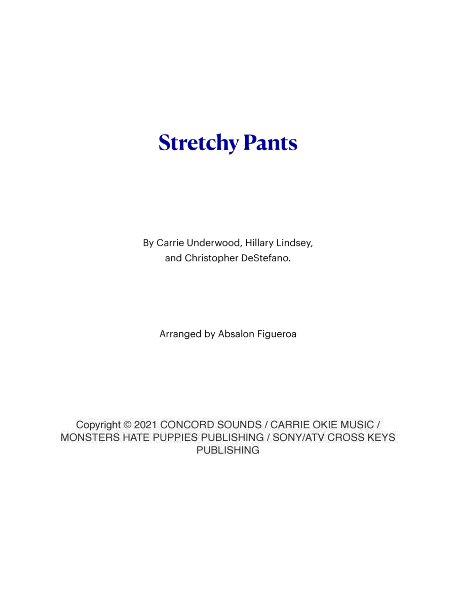 Stretchy Pants TTBB scores gallery preview page 1