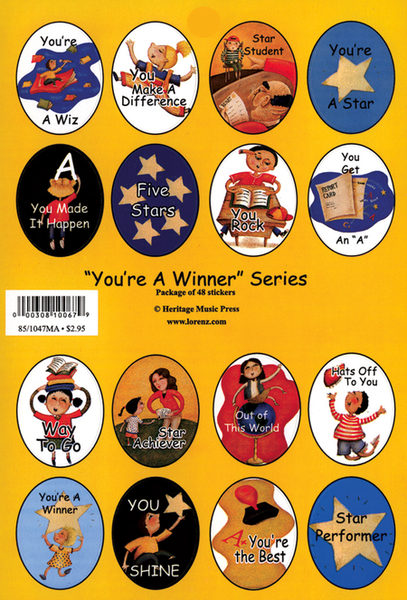 Stickers - You're a Winner Series