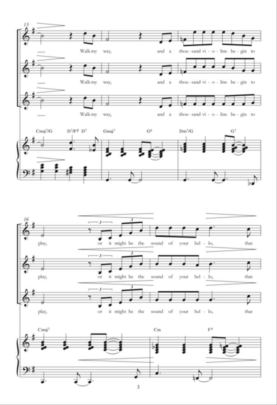 Misty (arr. Berty Rice) SSA scores gallery preview page 3