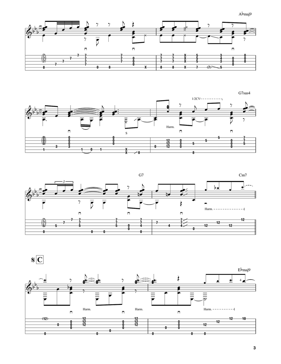 Crazy Crazy Acoustic Guitar scores gallery preview page 3