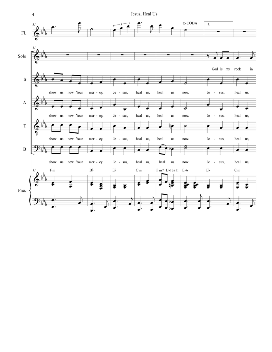 Jesus, Heal Us Divisi scores gallery preview page 5
