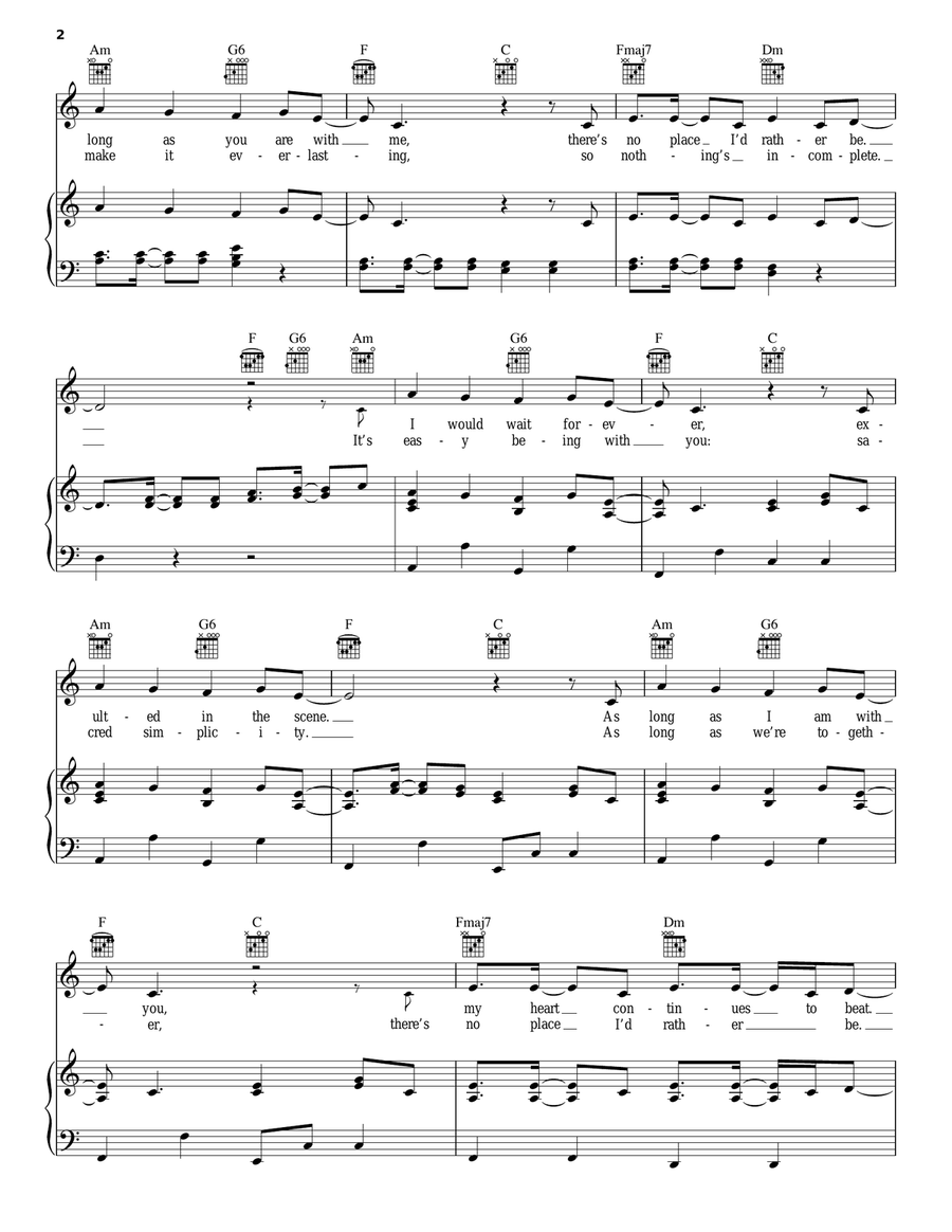 Rather Be Acoustic Guitar scores gallery preview page 2