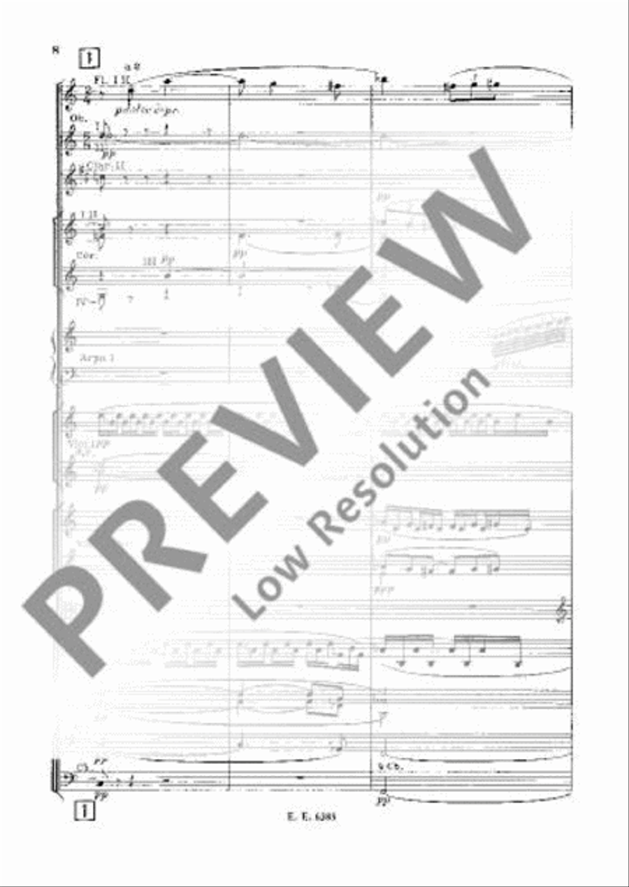 Le Poème de l'extase Orchestra scores gallery preview page 13
