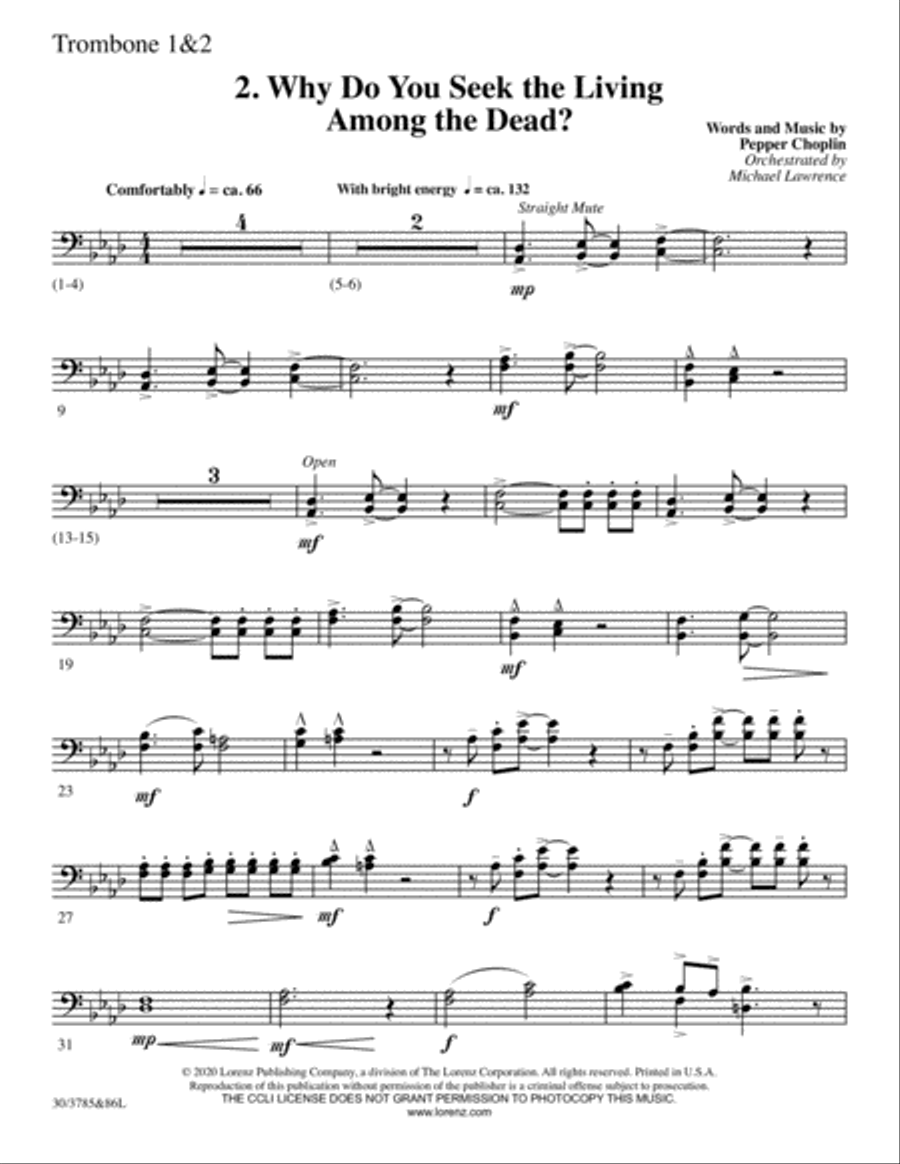 Once Upon a Morning - Set of Parts Choir scores gallery preview page 11
