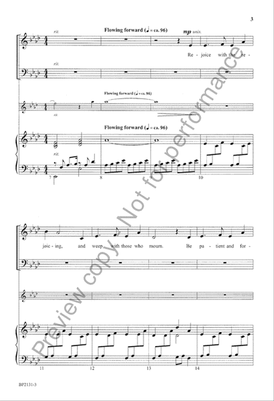 Be My Church Be My Church 4-Part scores gallery preview page 4