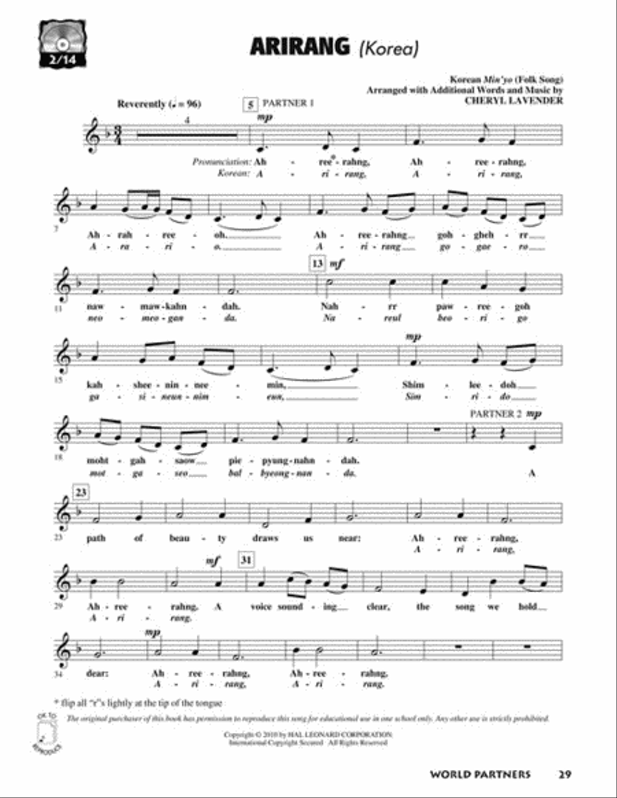 World Partners World Partners Choir scores gallery preview page 6
