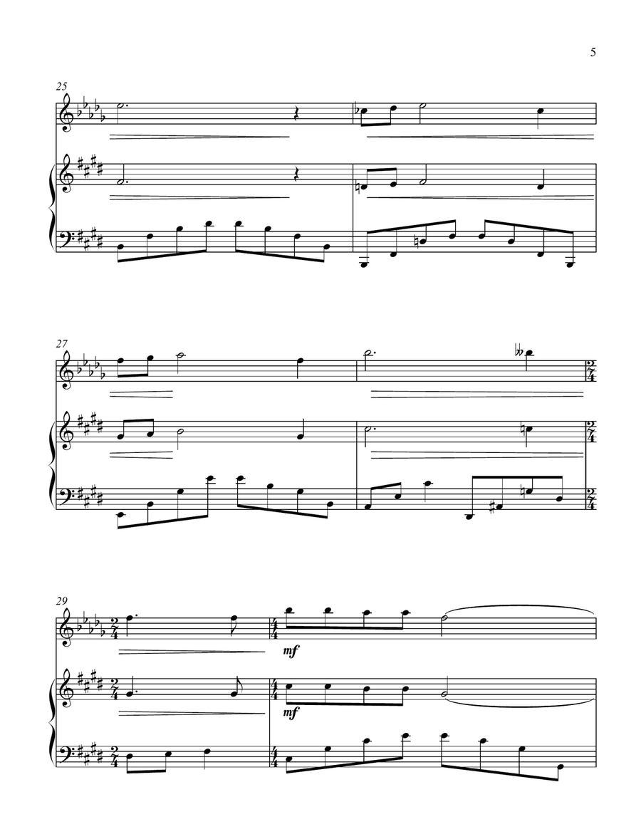 Walking In The Air Walking In The Air Alto Saxophone scores gallery preview page 5