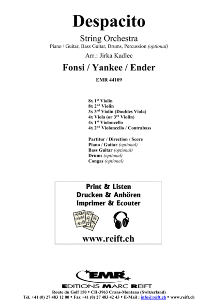 Despacito Despacito String Orchestra scores gallery preview page 2