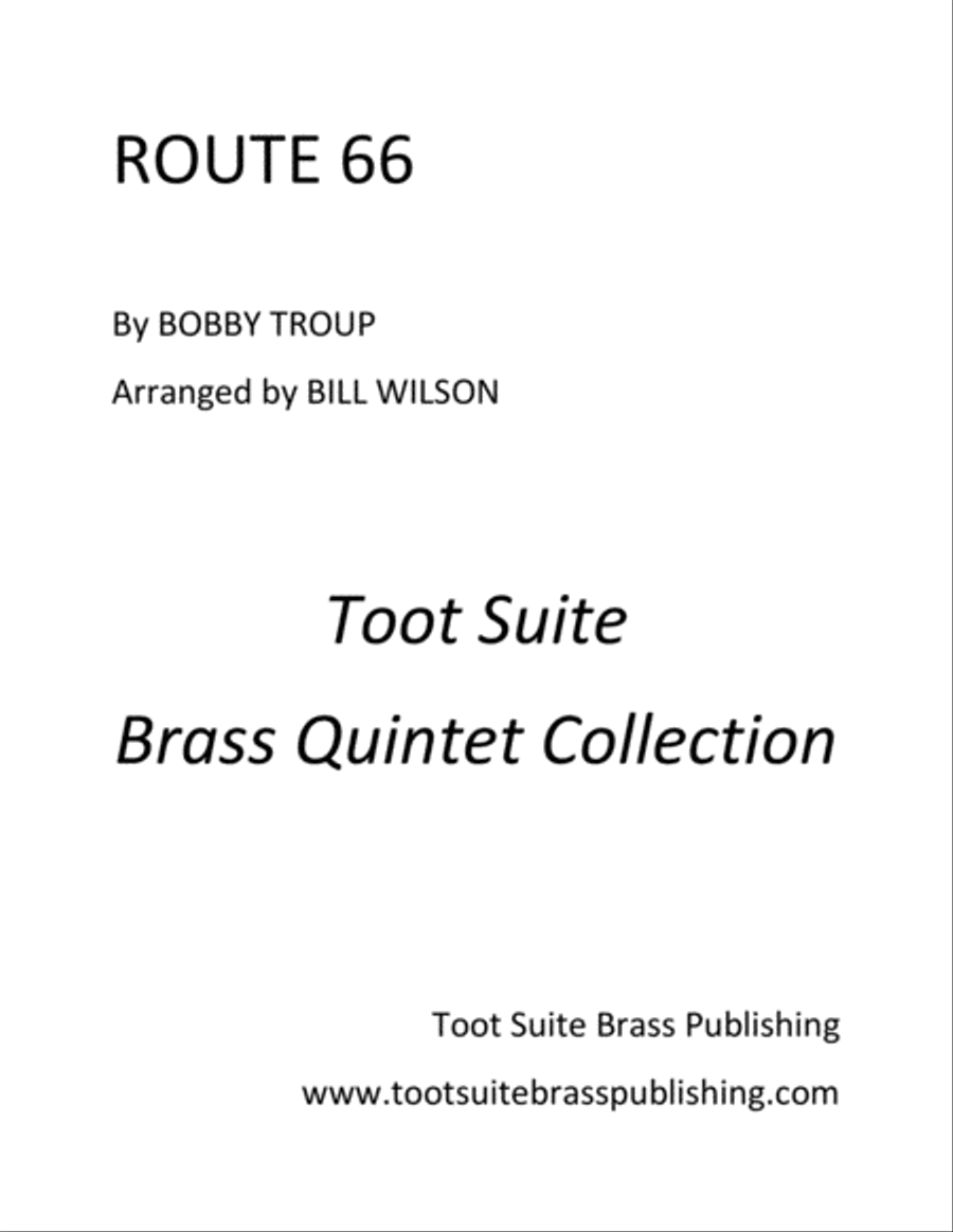Route 66 Brass Quintet scores gallery preview page 1