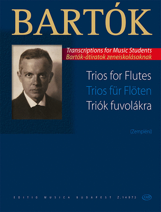 Book cover for Bartók: Trios for Flute