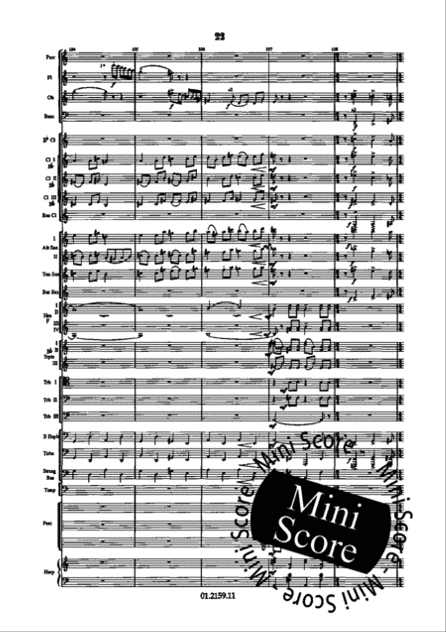 Dance Suite Concert Band scores gallery preview page 30