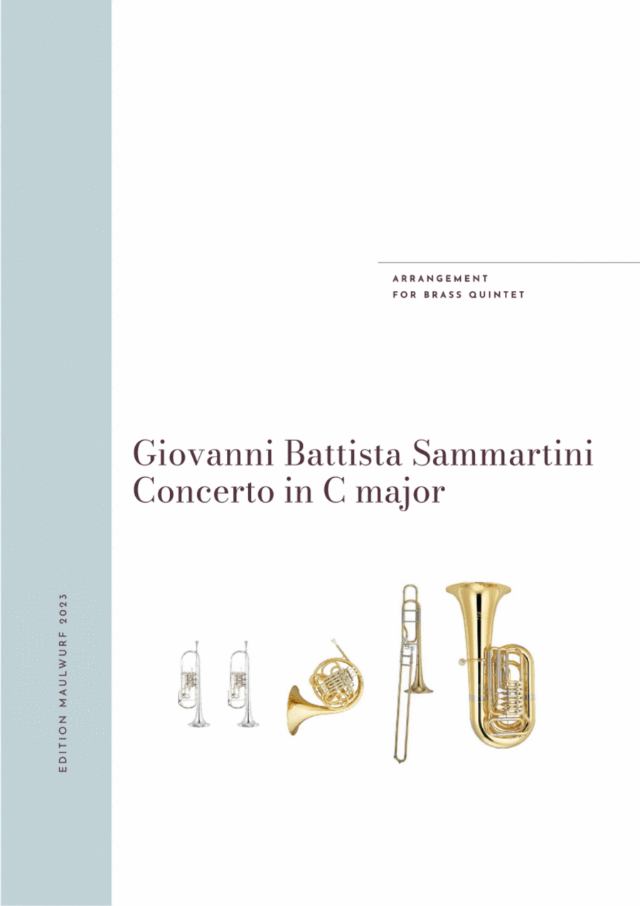 Concerto in C Brass Quintet scores gallery preview page 1
