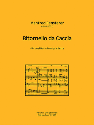 Bitornello da caccia für zwei Naturhornquartette (1993)