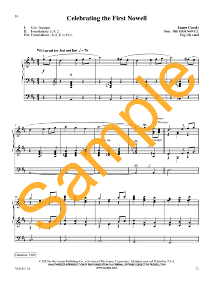 Advent to Ascension Organ Solo scores gallery preview page 15