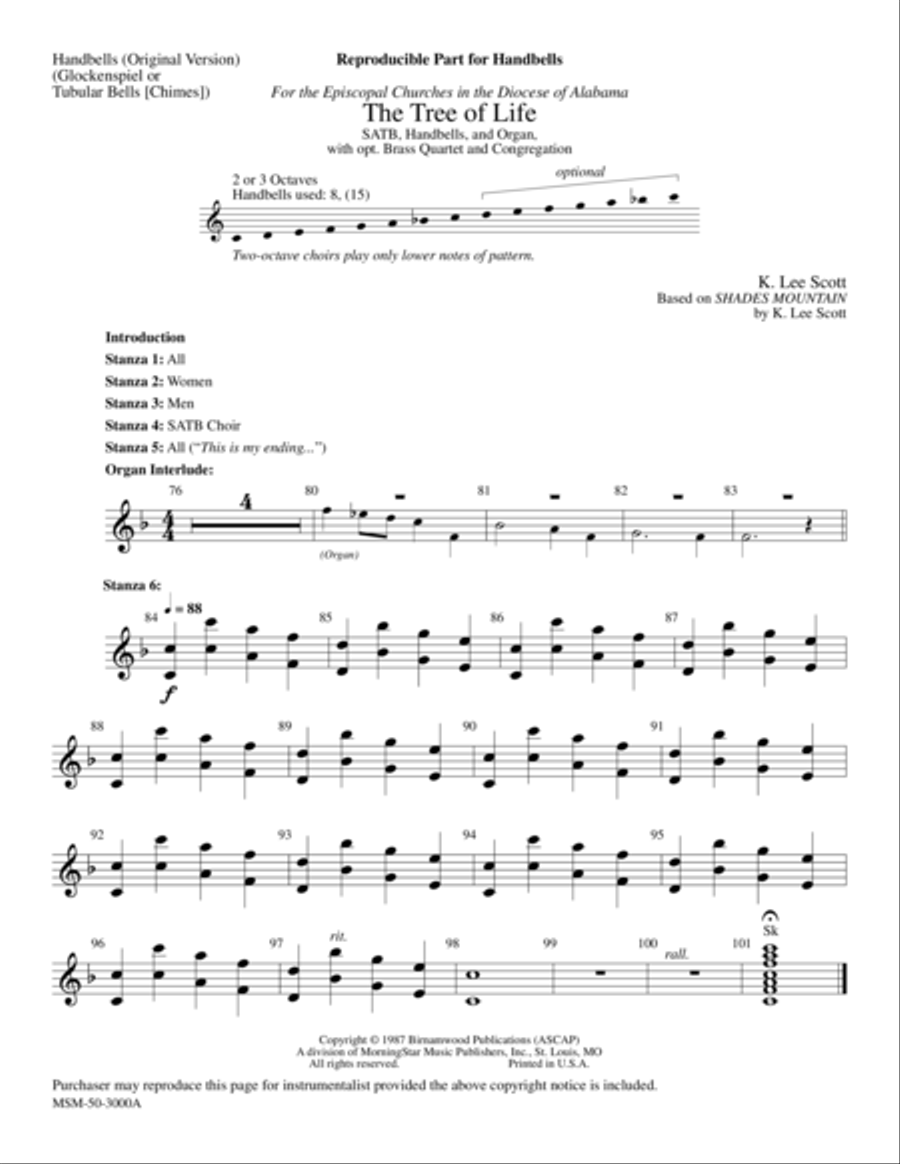 The Tree of Life Choir scores gallery preview page 1