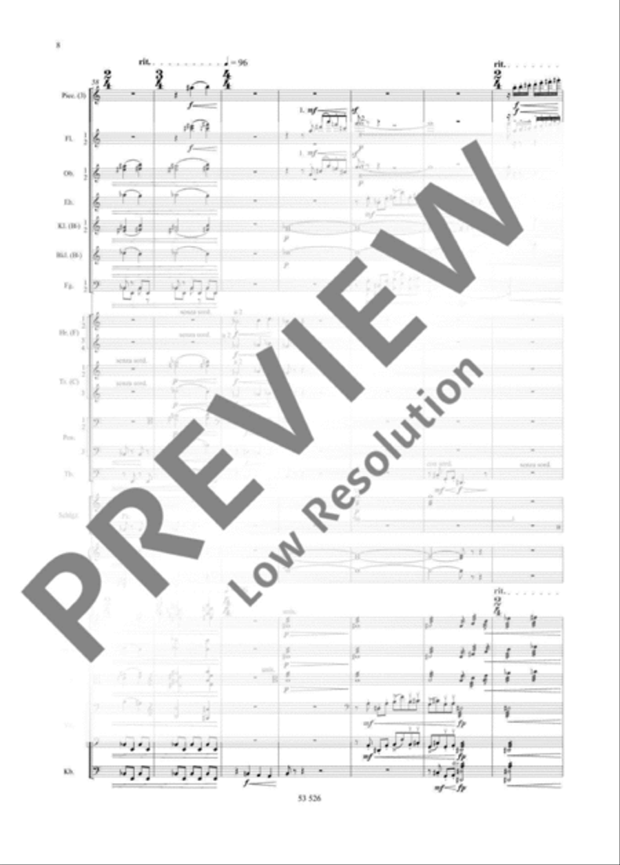 Fantasia gregoriana Orchestra scores gallery preview page 15