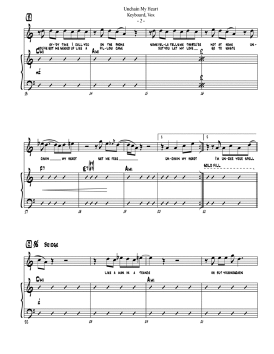 Unchain My Heart Unchain My Heart Large Ensemble scores gallery preview page 5