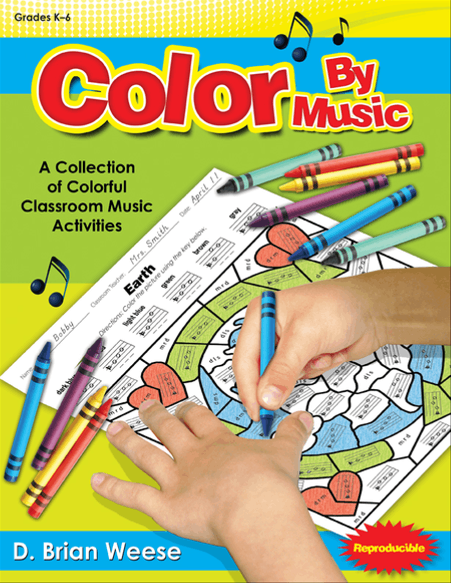 Color By Music Color By Music Reproducible Packs scores gallery preview page 1