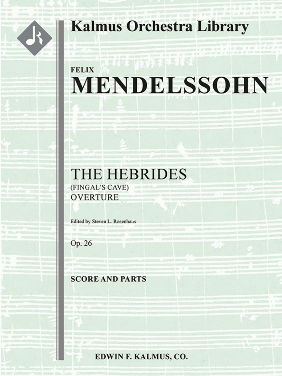 The Hebrides (Fingal's Cave) Overture, Op. 26 Concert Band scores gallery preview page 1
