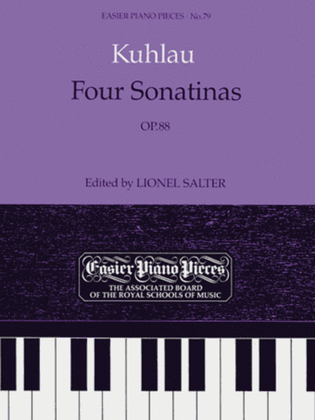 Book cover for Four Sonatinas, Op. 88
