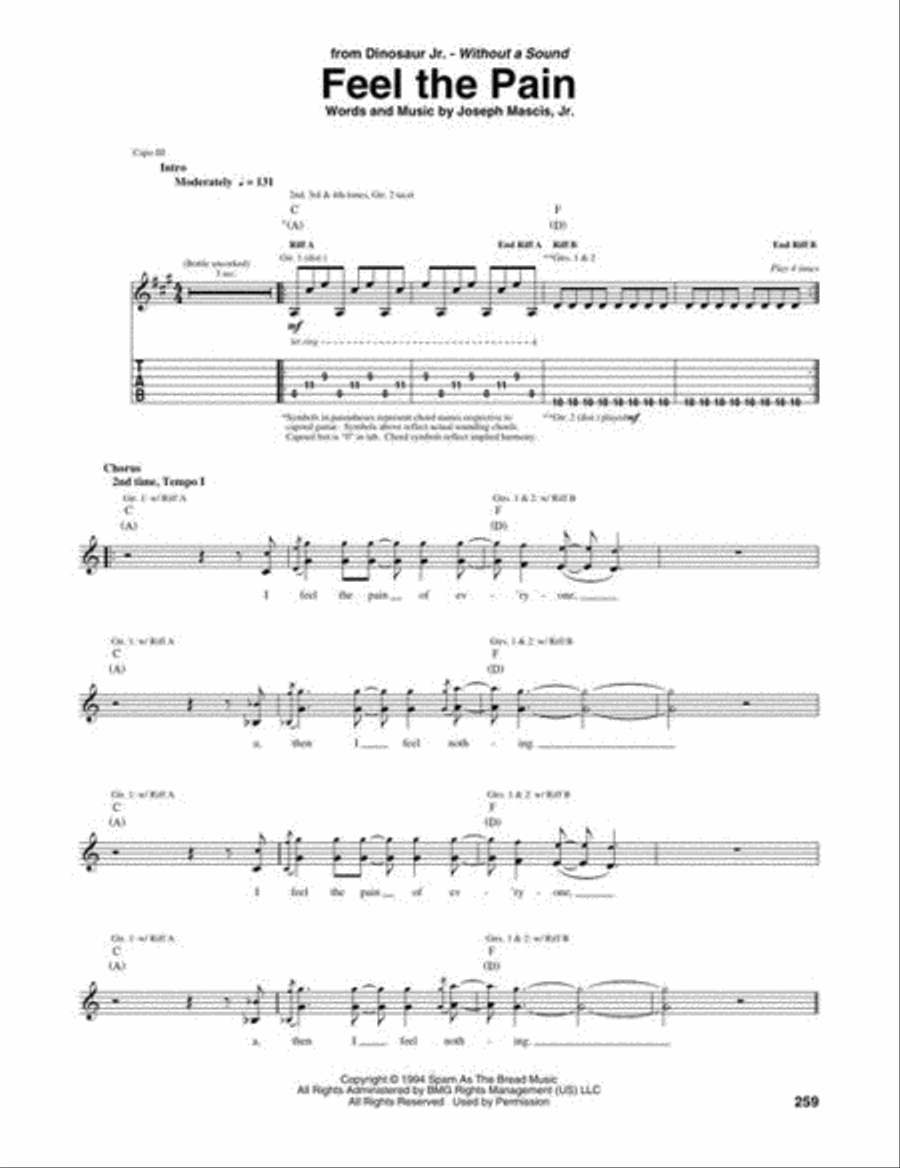 Guitar Tab White Pages - Volume 4 Electric Guitar scores gallery preview page 6