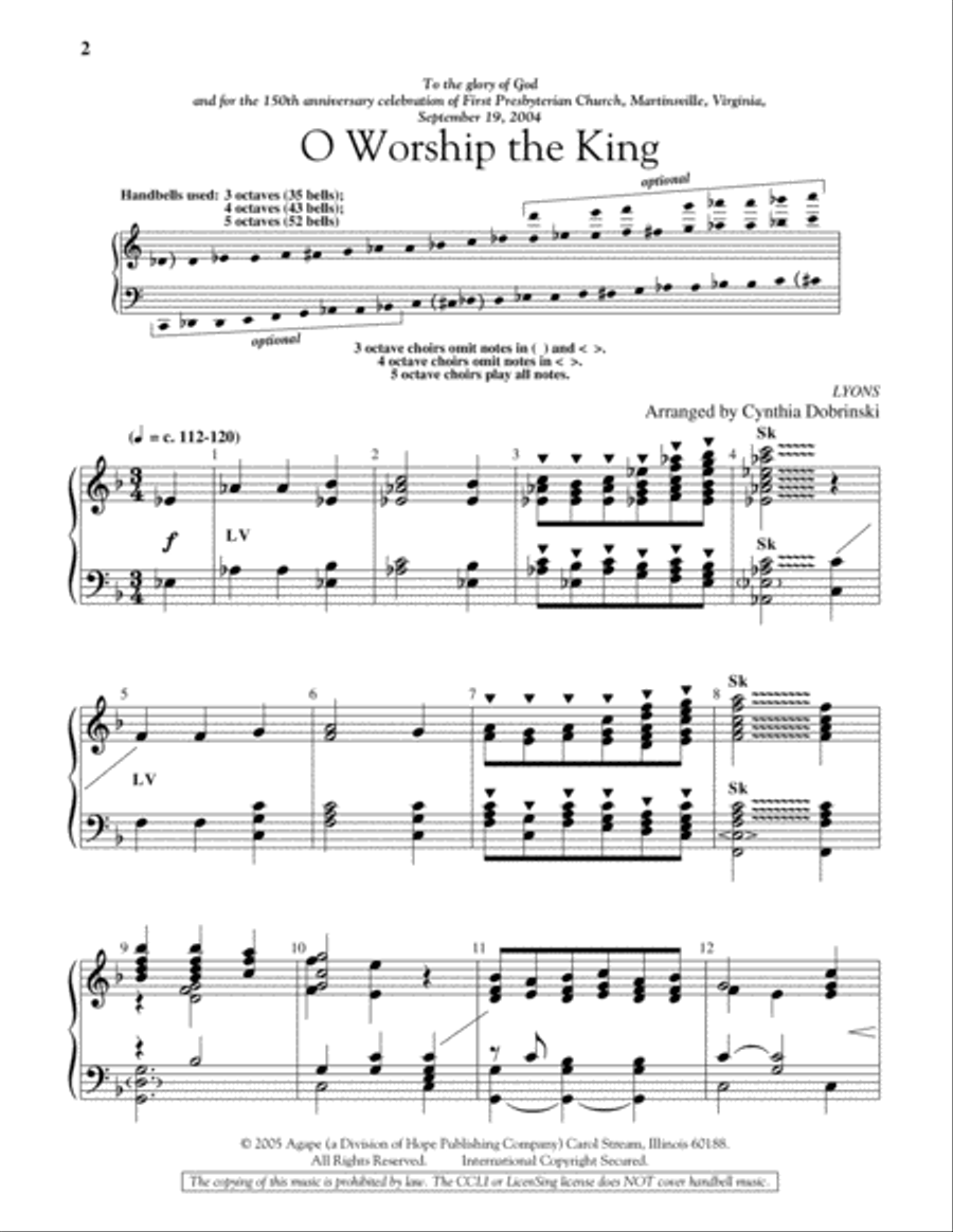 O Worship the King