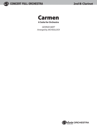 Book cover for Carmen Suite: 2nd B-flat Clarinet