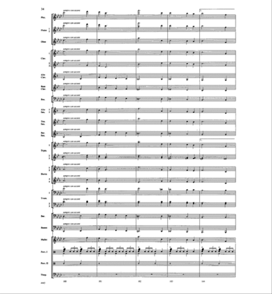 Ireland Concert Band scores gallery preview page 34