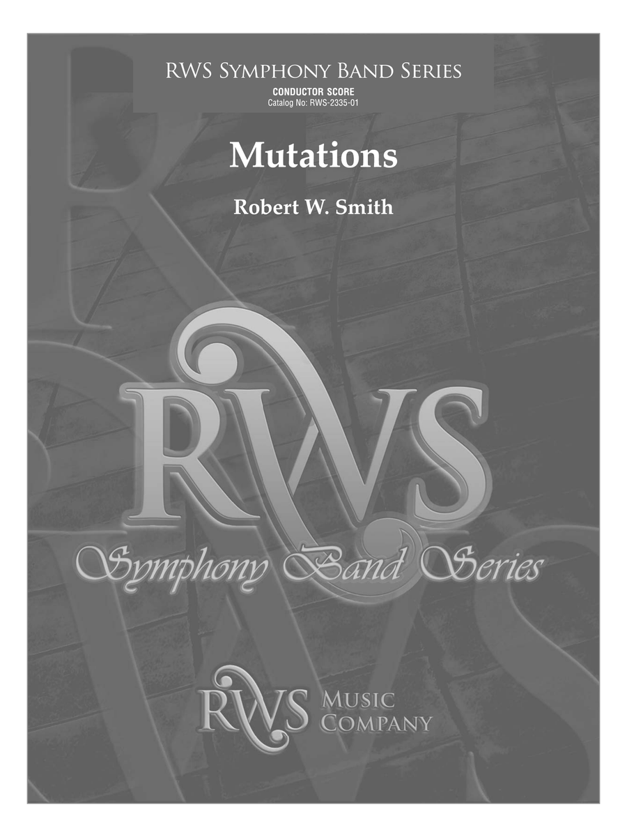 Mutations: Score Mutations: Score Concert Band scores gallery preview page 1