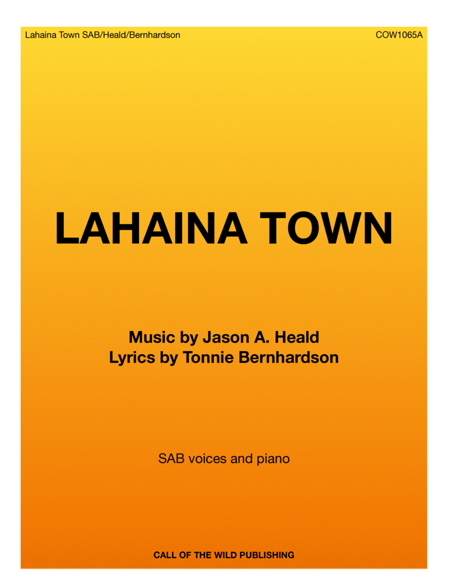 Lahaina Town 3-Part scores gallery preview page 1