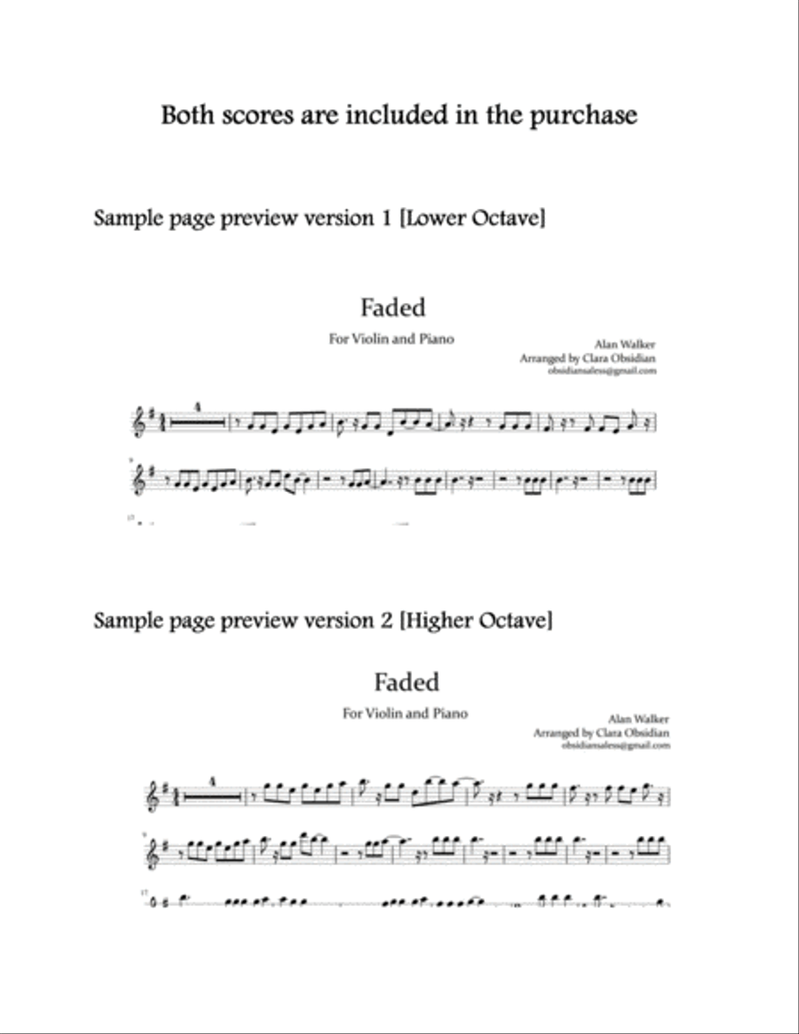 Faded String Duet scores gallery preview page 3