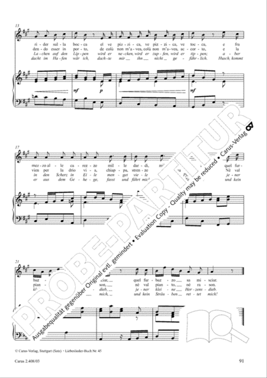 Love songs. Collection for voice & piano. 80 arrangements for weddings and celebrations Voice scores gallery preview page 68