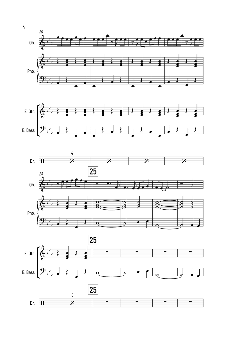 Savage Love Piano scores gallery preview page 4