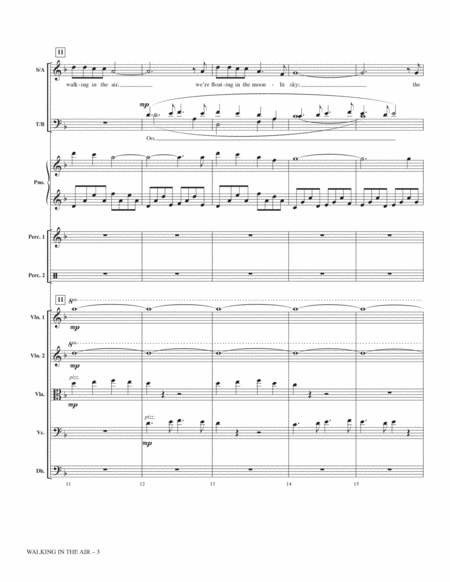 Walking In The Air (from The Snowman) (arr. John Leavitt) - Full Score