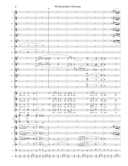 We Remember Christmas - SATB or solo vocal with full orchestra