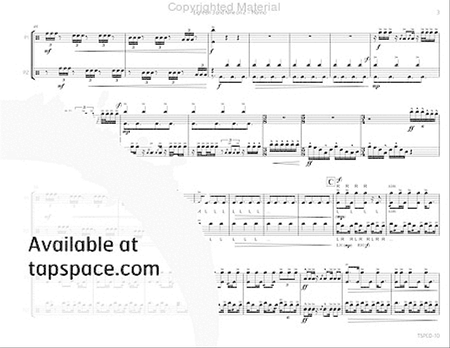Eight on 3 and Nine on 2 Percussion scores gallery preview page 8