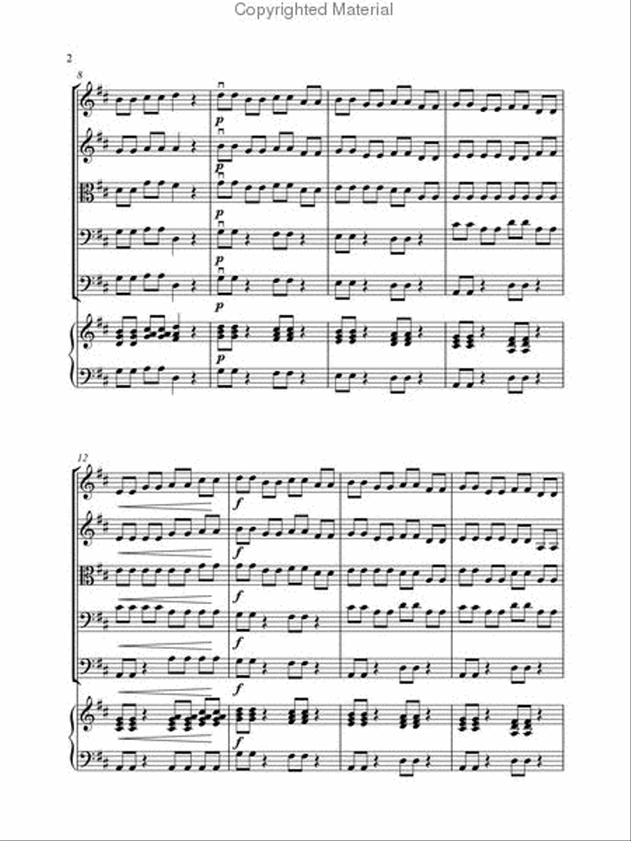 Wednesday Workout String Orchestra scores gallery preview page 3