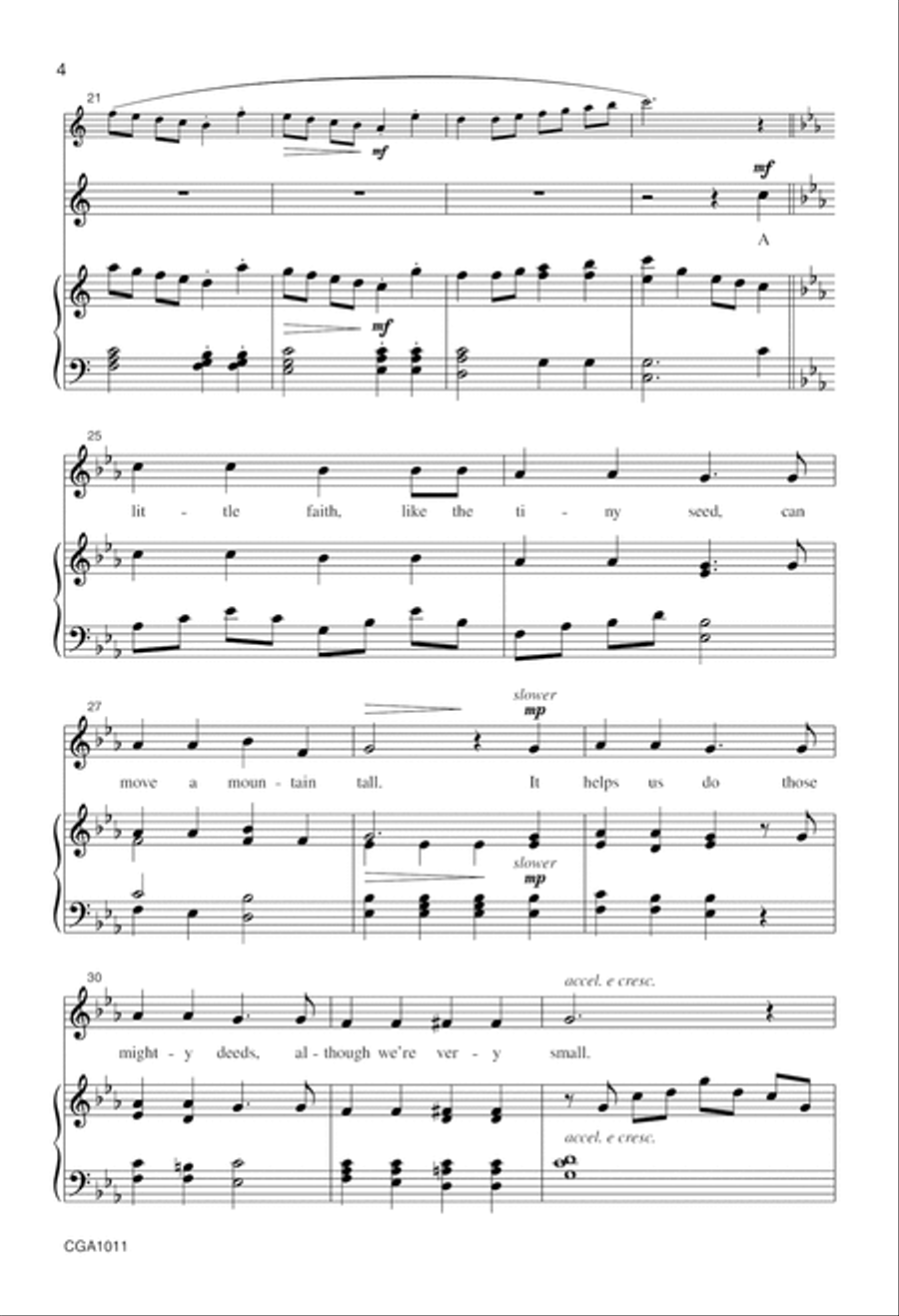 The Mustard Seed Unison Choir scores gallery preview page 4