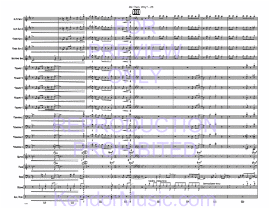 Me Then, Why? Me Then, Why? Jazz Ensemble scores gallery preview page 29
