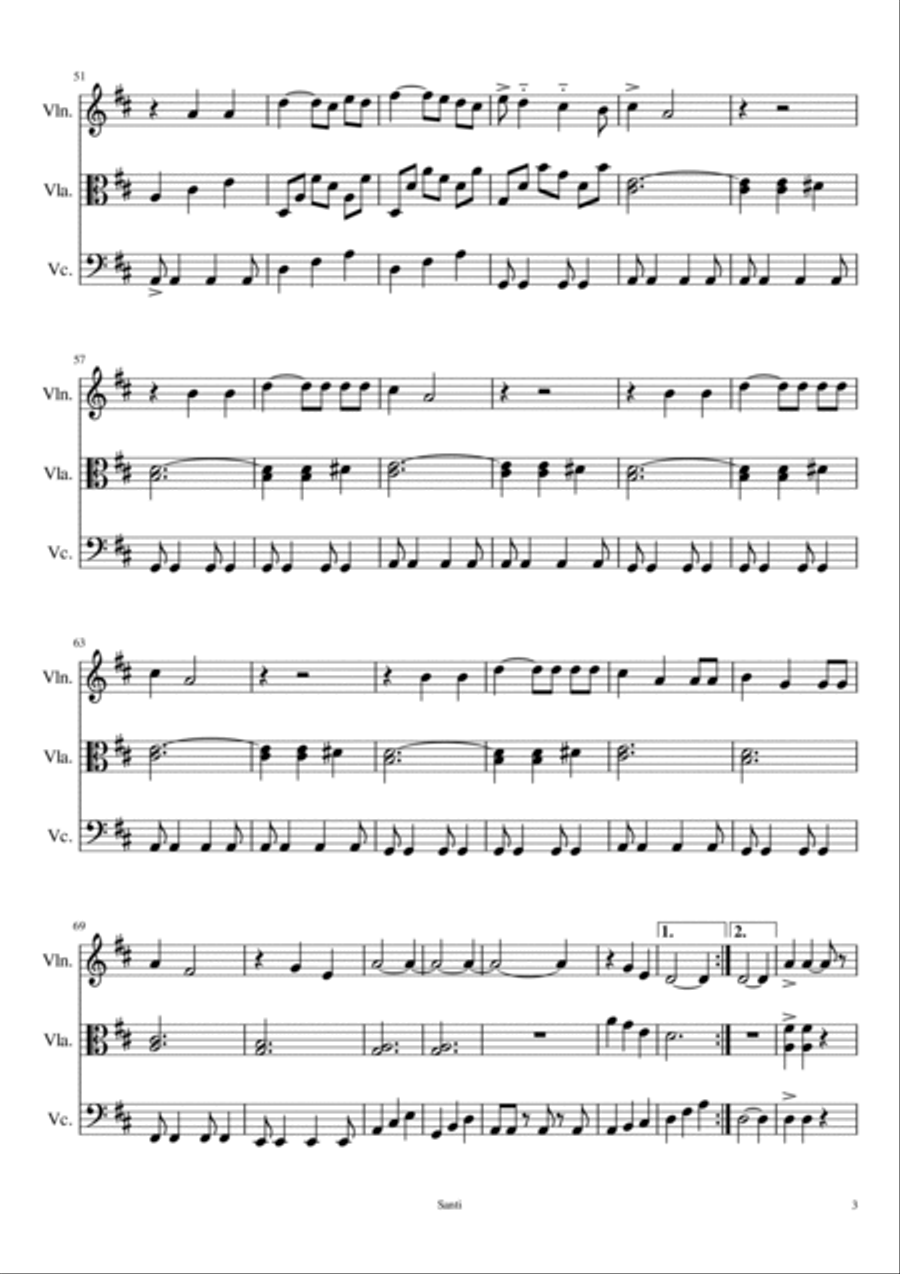Alma Llanera Alma Llanera String Trio scores gallery preview page 3
