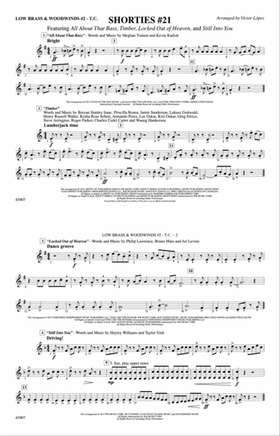 Shorties #21: Low Brass & Woodwinds #2 - Treble Clef